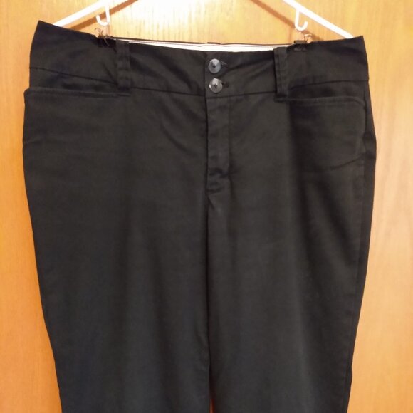 35 1/2" Inseam Tall Pants Eddie Bauer Black Slacks 8T Blakely Fit Women's 8L EUC - Picture 3 of 10